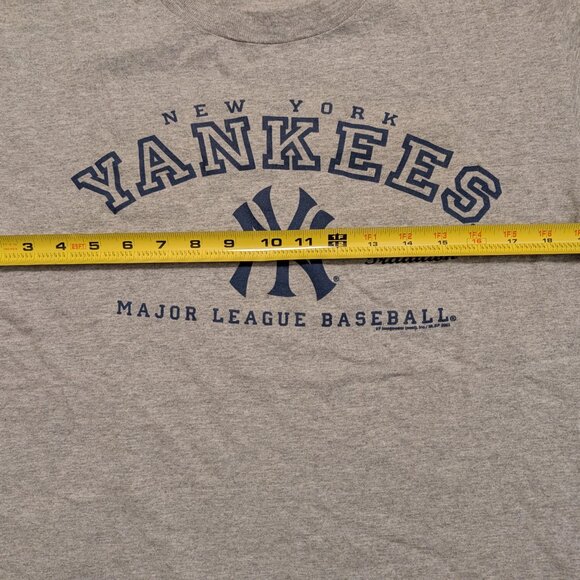 Vintage CSA New York Yankees Short Sleeve T Shirt Men's Med Gray Blue Baseball - Picture 7 of 8